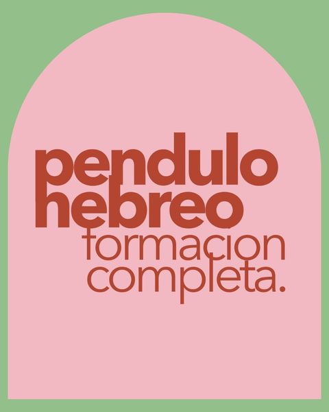 Pendulo Hebreo: fomación completa