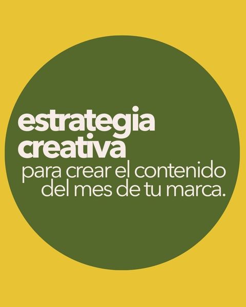 Estrategia creativa