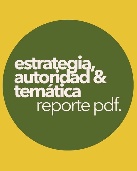 Estrategia, autoridad & temática