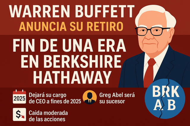 Warren Buffett anuncia su retiro: fin de una era en Berkshire Hathaway