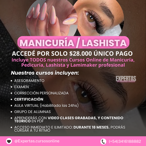 Manicuría / Lashista profesional 