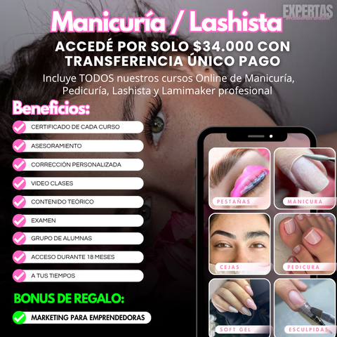 Manicuría / Lashista profesional