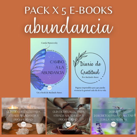 Pack x 5 E-Books “Abundancia”