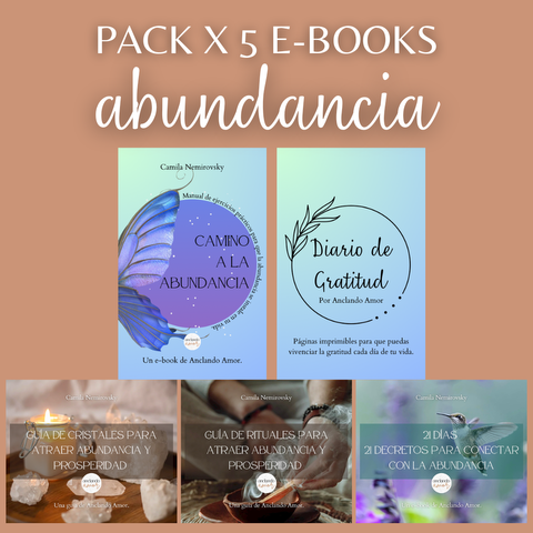 Pack x 5 E-Books “Abundancia”