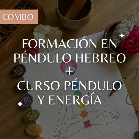 COMBO en OFERTA: Curso Péndulo y Energía + Formación en Péndulo Hebreo