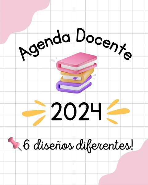 SÚPER PACK AGENDAS DOCENTE 2024 (6)