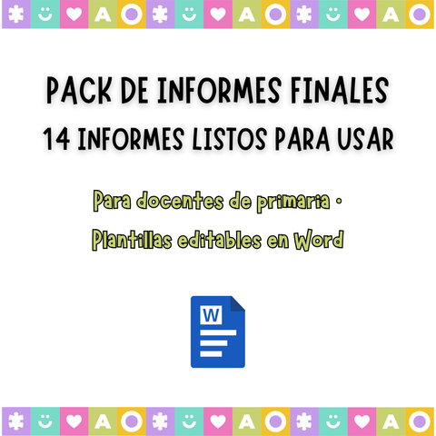 PACK INFORMES FINALES