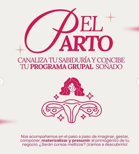 EL PARTO: Canaliza tu sabiduría y concibe tu programa grupal soñado