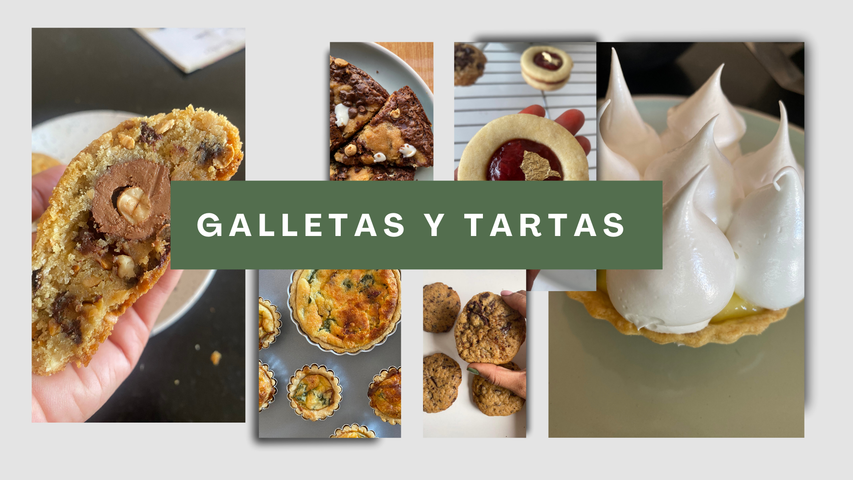 Galletas comerciales - tartaletas (dulces) - Tartas (saladas) 