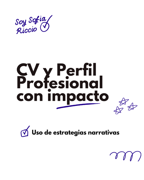 CV y Perfil Profesional con Impacto