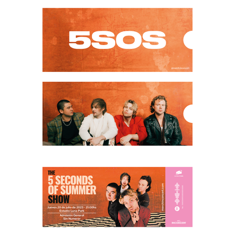 Entrada recuerdo 5SOS