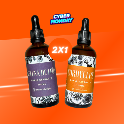 Melena & Cordyceps 2x1 Goteros 100ml