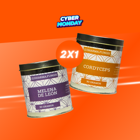 Polvo Melena & Cordyceps 30gr 2x1 