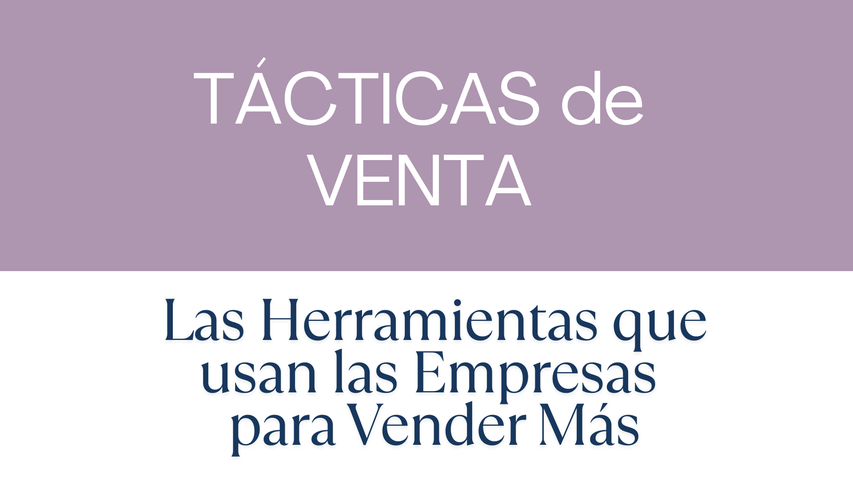 Tácticas de Venta