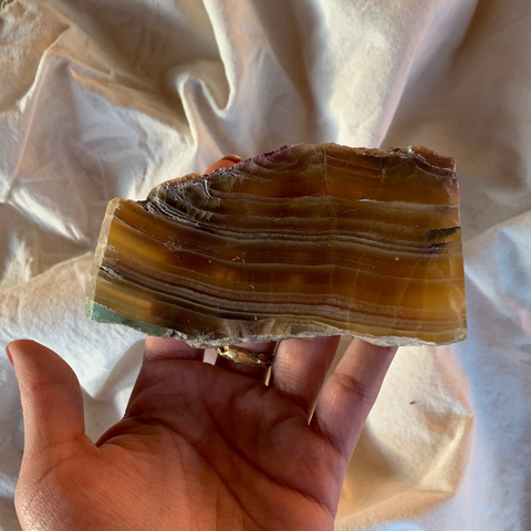 Fluorita (11x5.5x1 cm)