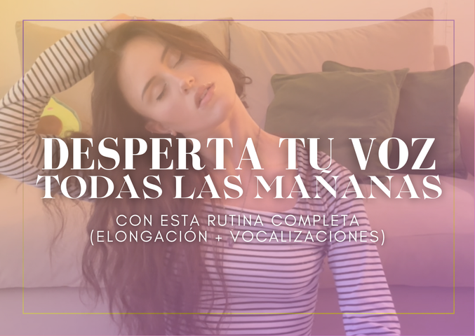 DESPERTÁ TU VOZ todas las mañanas CON ESTA RUTINA ☀️