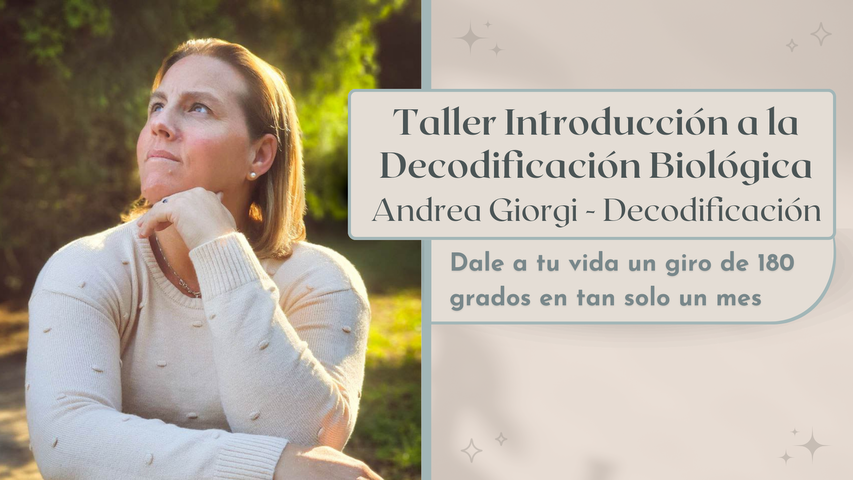 Taller Introducción a la Decodificación Biológica​ - Andrea Giorgi