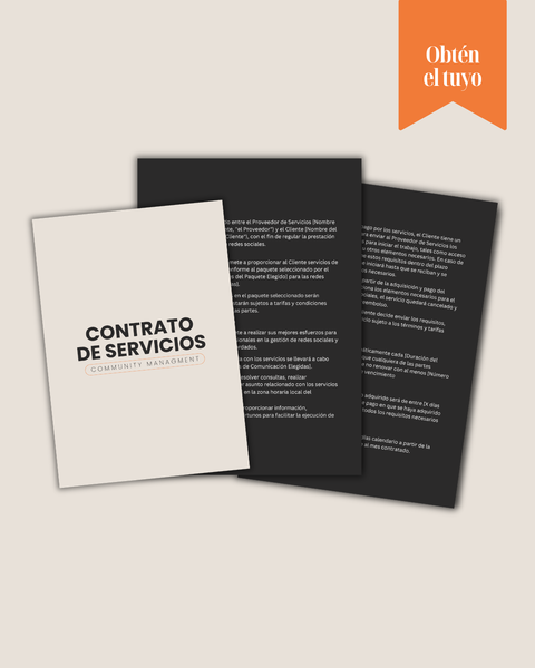 Contrato de servicios