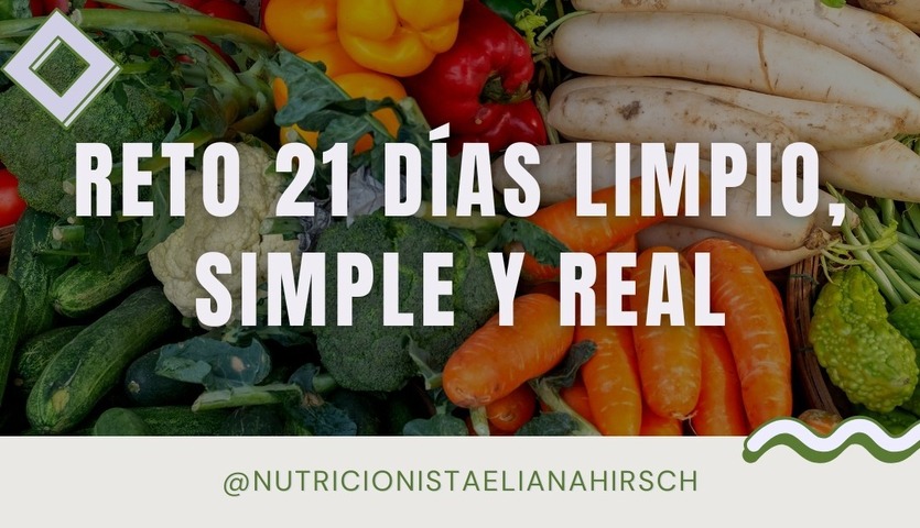 Reto 21 días Limpio, Simple y Real