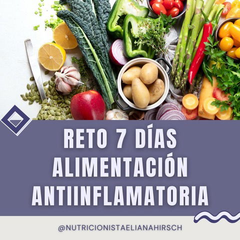 Reto 7 días Alimentación Antiinflamatoria