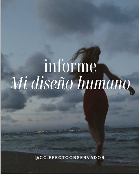 Informe Diseño humano (tu manual de vida)