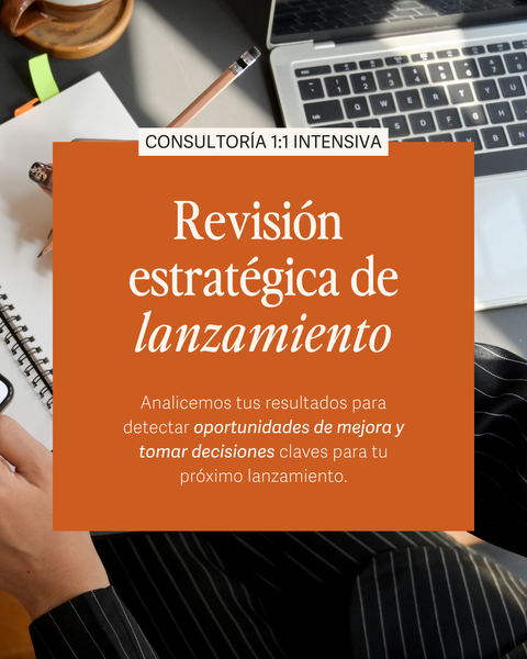 Consultoría 1:1 intensiva 