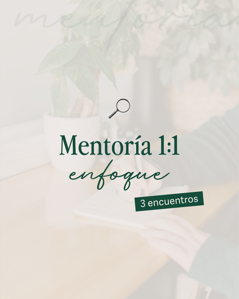 Mentoría 1:1 | Enfoque