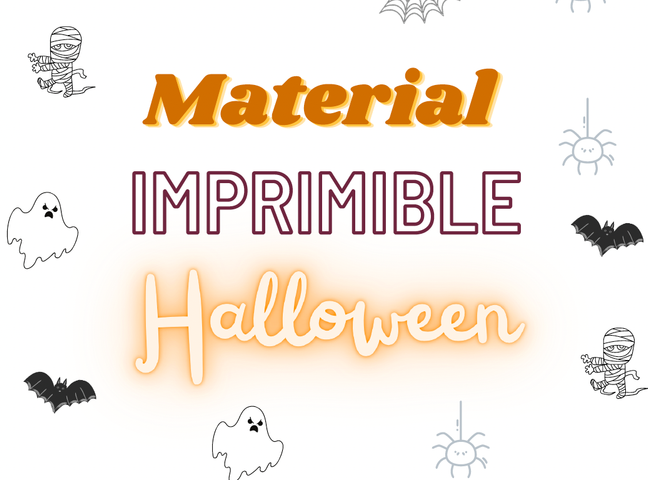 Material Descargable Halloween Gratis!