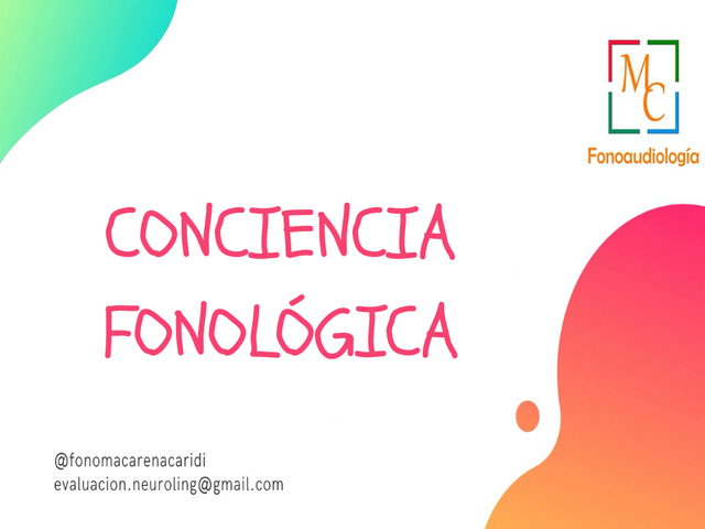 Conciencia Fonológica