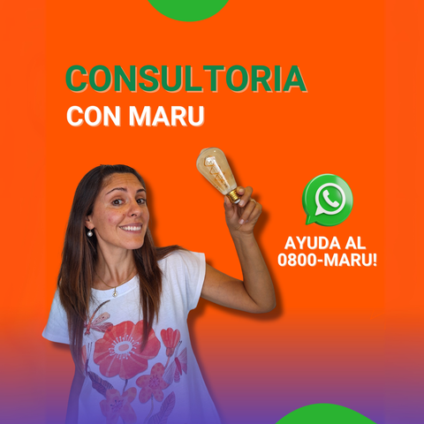 Consultoría por WhatsApp 0-800-Maru