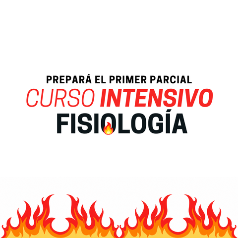 CURSO INTENSIVO | Prepará fisiología
