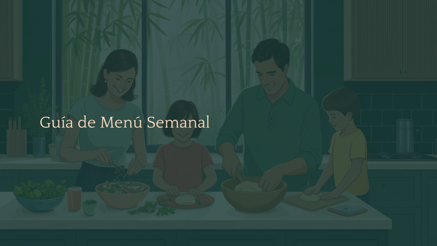 COMO ARMAR UN MENU SEMANAL?