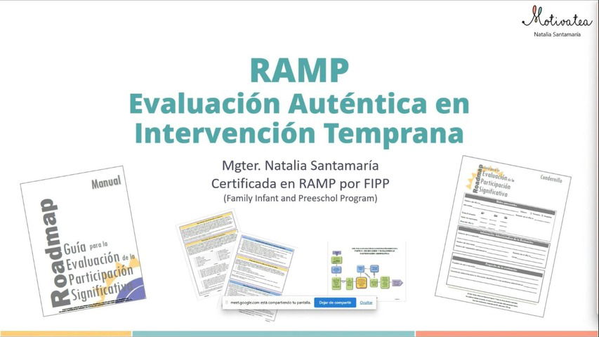 RAMP Guía para la Evaluación de la Participación Significativa en Intervención Temprana