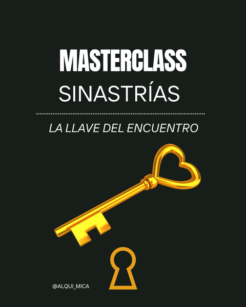 Masterclass Sinastrías - La llave del encuentro