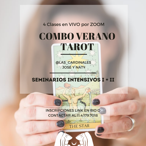 COMBO VERANO TAROT - Seminarios Intensivos de Tarot I + II