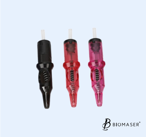 Aguja Lapicera Universal de practica X20 negro- rosa- rojo