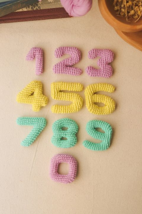 Números Mini Esencial Amigurumi 2D