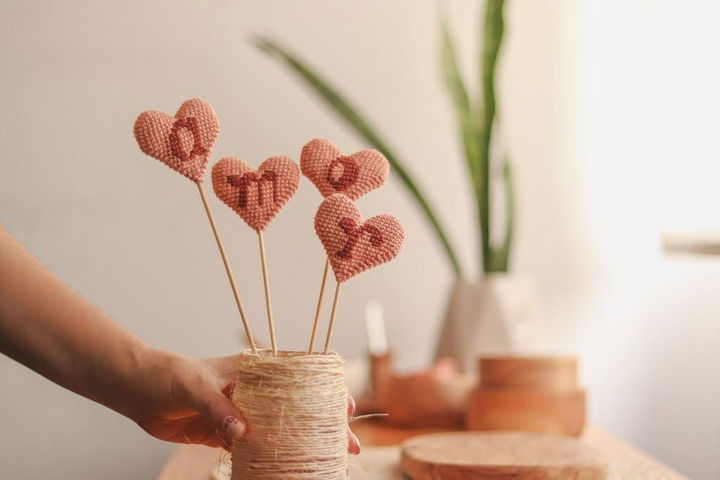 Abecedario AMOR (imprenta minuscula) Amigurumi 2D