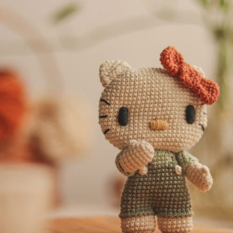 Hello kitty I (parada)  PDF - Amigurumi 2D