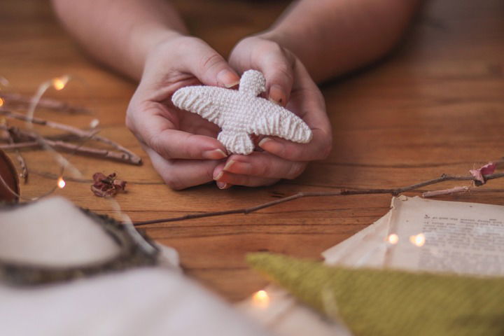 Tórtolas Amigurumi 2D Navidad PDF