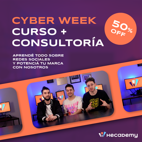 PROMO CYBERWEEK | Curso + Consultoría Personalizada