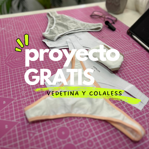 Proyecto GRATIS Vedetina y Colaless – descargá molde y video paso a paso