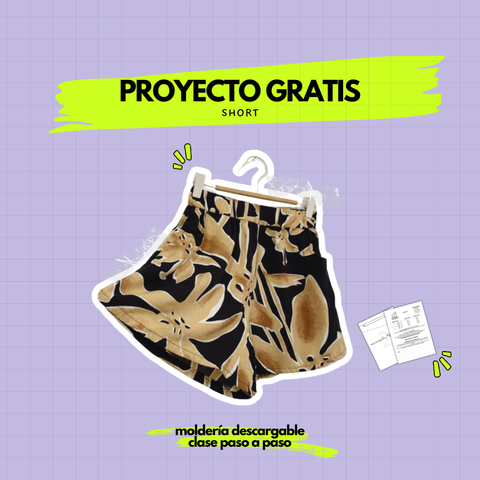 Proyecto GRATIS Short – descargá molde y video paso a paso
