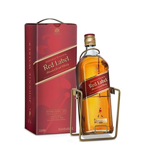 Johnnie Walker Red Label 3 Litros Con Volcador