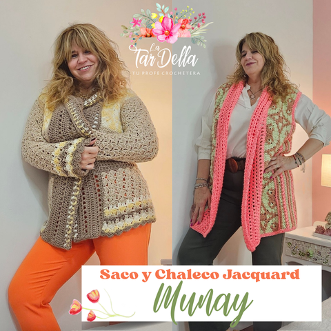 SACO MUNAY - CHALECO JACQUARD y más !!!