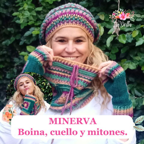 MINERVA - Boina, Cuello y Mitones