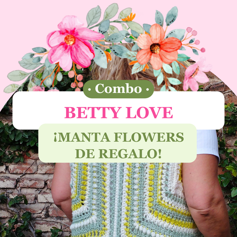 Betty Love - Manta Flowers ¡De regalo!