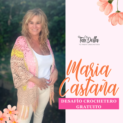 Desafio CROCHETERO Gratuito - Kimono MARÍA CASTAÑA