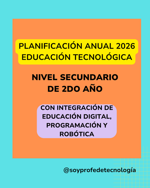 Planificación Anual 2do año 2026