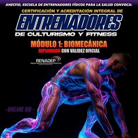 Módulo 1: BIOMECÁNICA y KINESIOLOGÍA enfocado en GLÚTEO